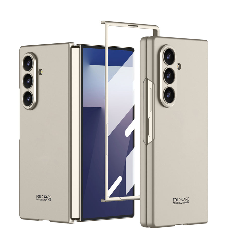 Galaxy Z Fold 7 Kılıf Sert Kıpta Kapak Titanyum
