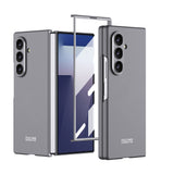 Galaxy Z Fold 7 Kılıf Zore Sert Kıpta Kapak Gri