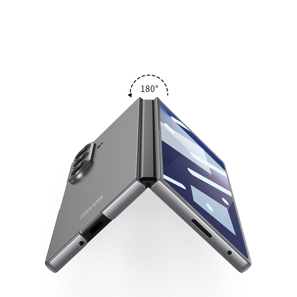 Galaxy Z Fold 7 Kılıf Zore Sert Kıpta Kapak Gri