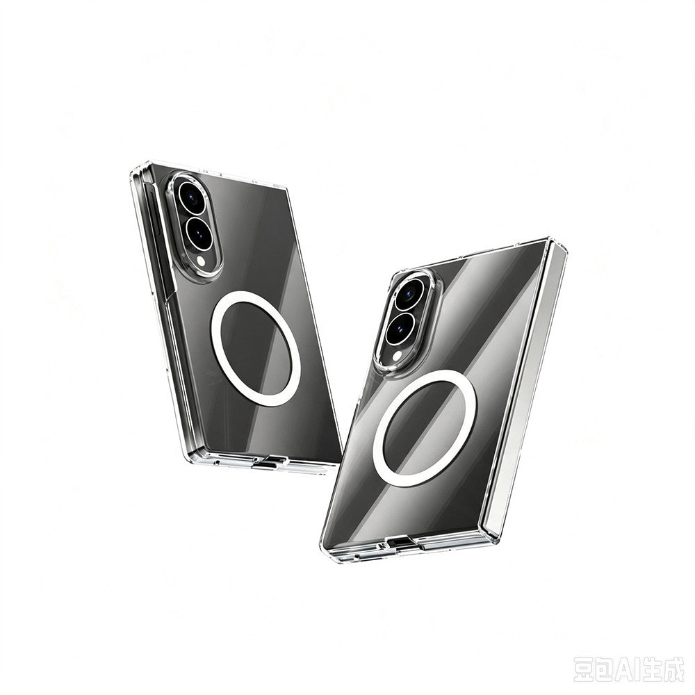 Samsung Galaxy Z Fold 8 Kılıf Kamera Korumalı M-safe Sert PC Porto Kapak Şeffaf