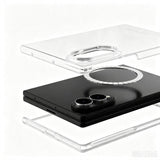 Samsung Galaxy Z Fold 8 Kılıf Kamera Korumalı M-safe Sert PC Porto Kapak Şeffaf