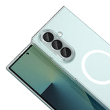 Galaxy Z Fold 8 Ultra Kamera Korumalı M-Safe Şarj Özellikli Şeffaf Zore London Sert PC Kapak Şeffaf