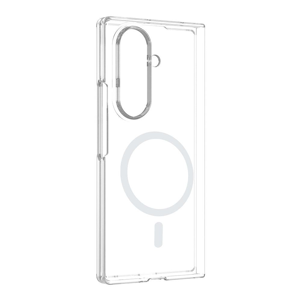 Galaxy Z Fold 8 Ultra Kamera Korumalı M-Safe Şarj Özellikli Şeffaf Zore London Sert PC Kapak Şeffaf