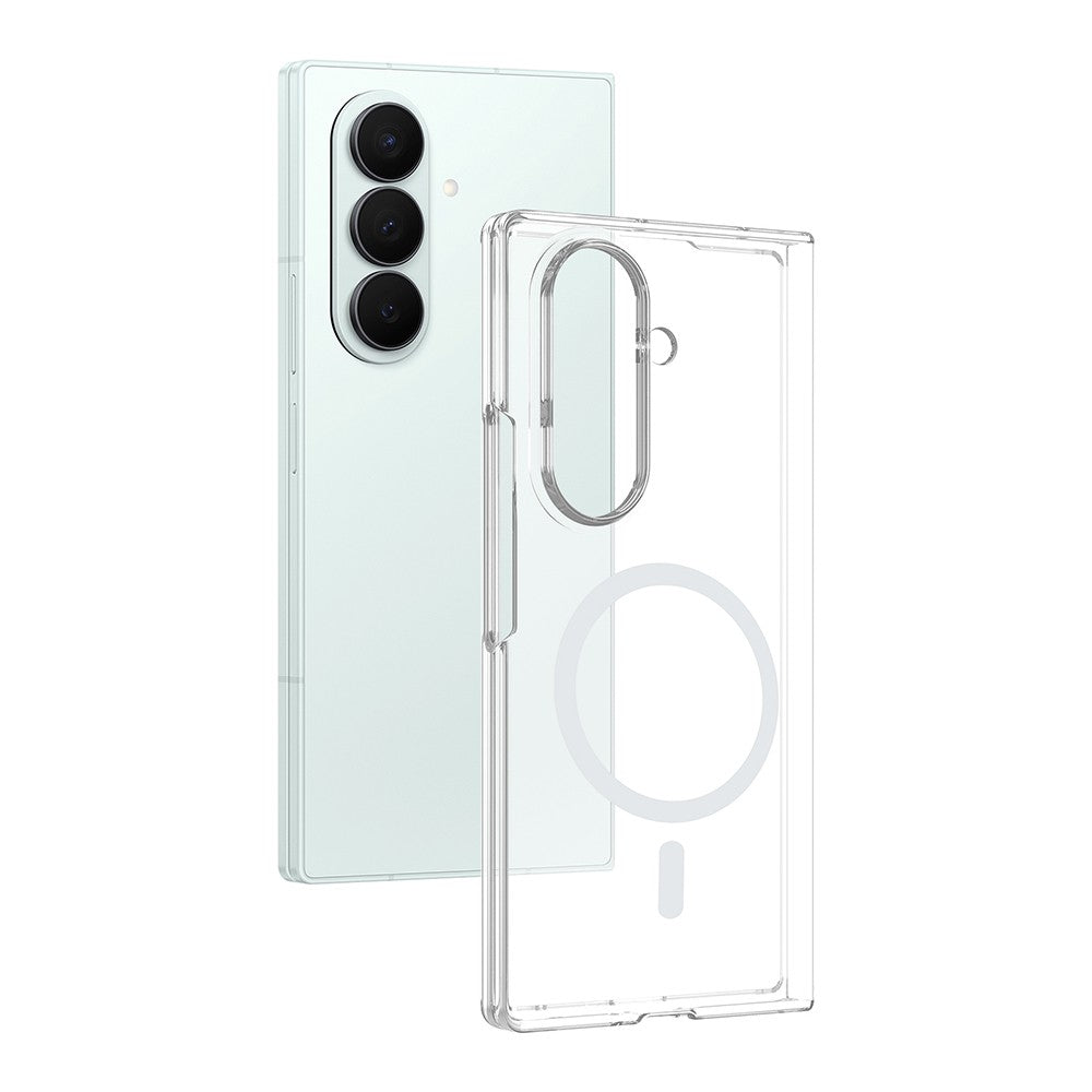 Samsung Galaxy Z Fold 8 Ultra Kılıf Kamera Korumalı M-safe Sert PC Porto Kapak Şeffaf