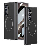 Galaxy Z Fold 8 Ultra Kılıf M-safe Şarj Özellikli Zore Kıpta KPT-10 Sert PC Kapak Siyah