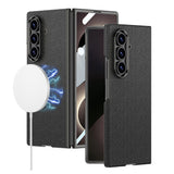 Galaxy Z Fold 8 Ultra Kılıf M-safe Şarj Özellikli Zore Kıpta KPT-11 Sert PC Kapak Siyah