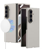 Samsung Galaxy Z Fold 8 Ultra Kılıf M-safe Şarj Özellikli Kıpta KPT-12 Sert PC Kapak Titanyum
