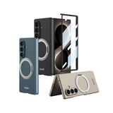 Samsung Galaxy Z Fold 8 Ultra Yüzüklü Kamera Korumalı Kılıf Gri