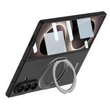 Samsung Galaxy Z Fold 8 Ultra Yüzüklü Kamera Korumalı Kılıf Siyah