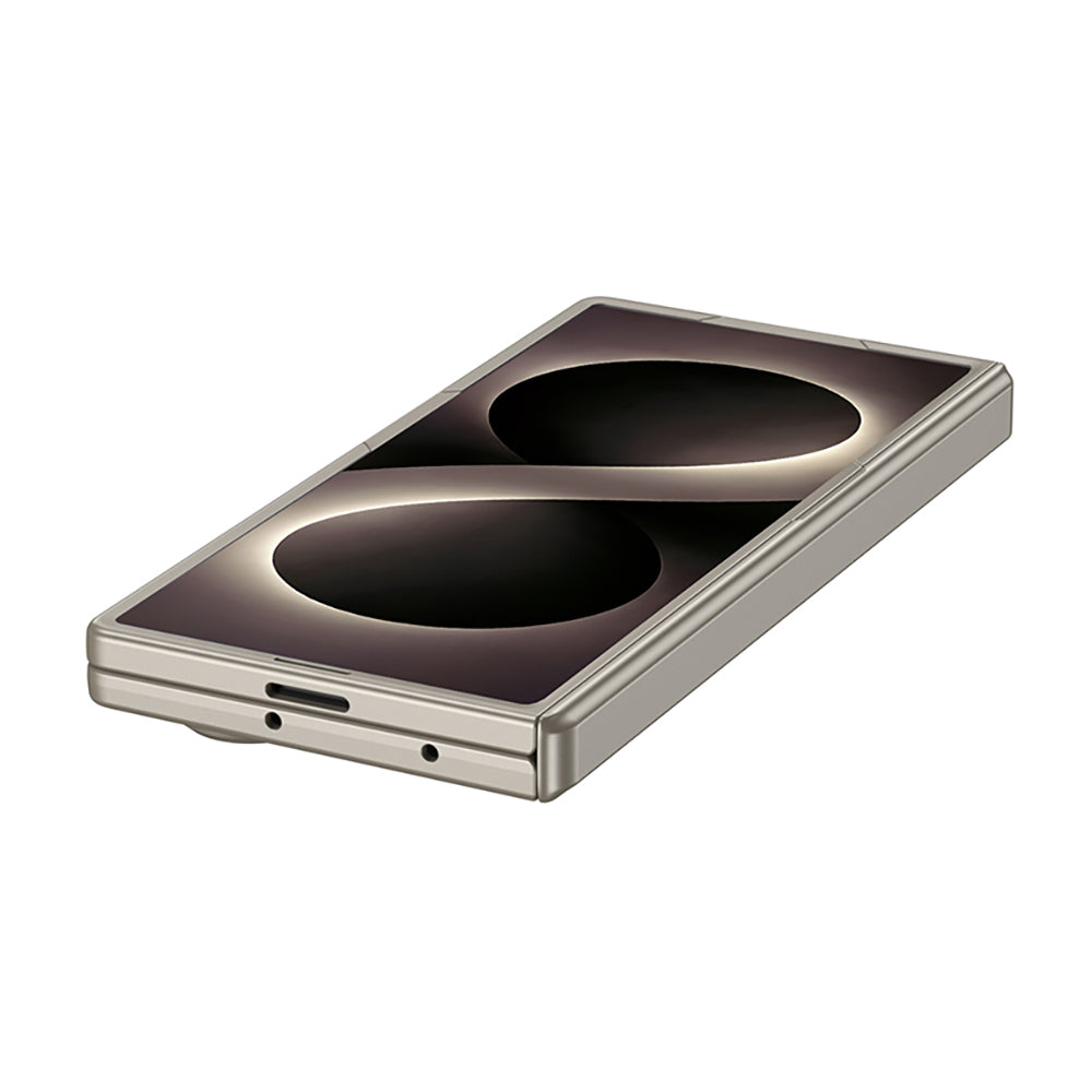 Galaxy Z Fold 8 Ultra Kılıf Zore Kıpta Standlı Kapak Gümüş