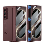 Galaxy Z Fold 8 Ultra Kılıf Zore M-Magnet Kılıf Koyu Mor