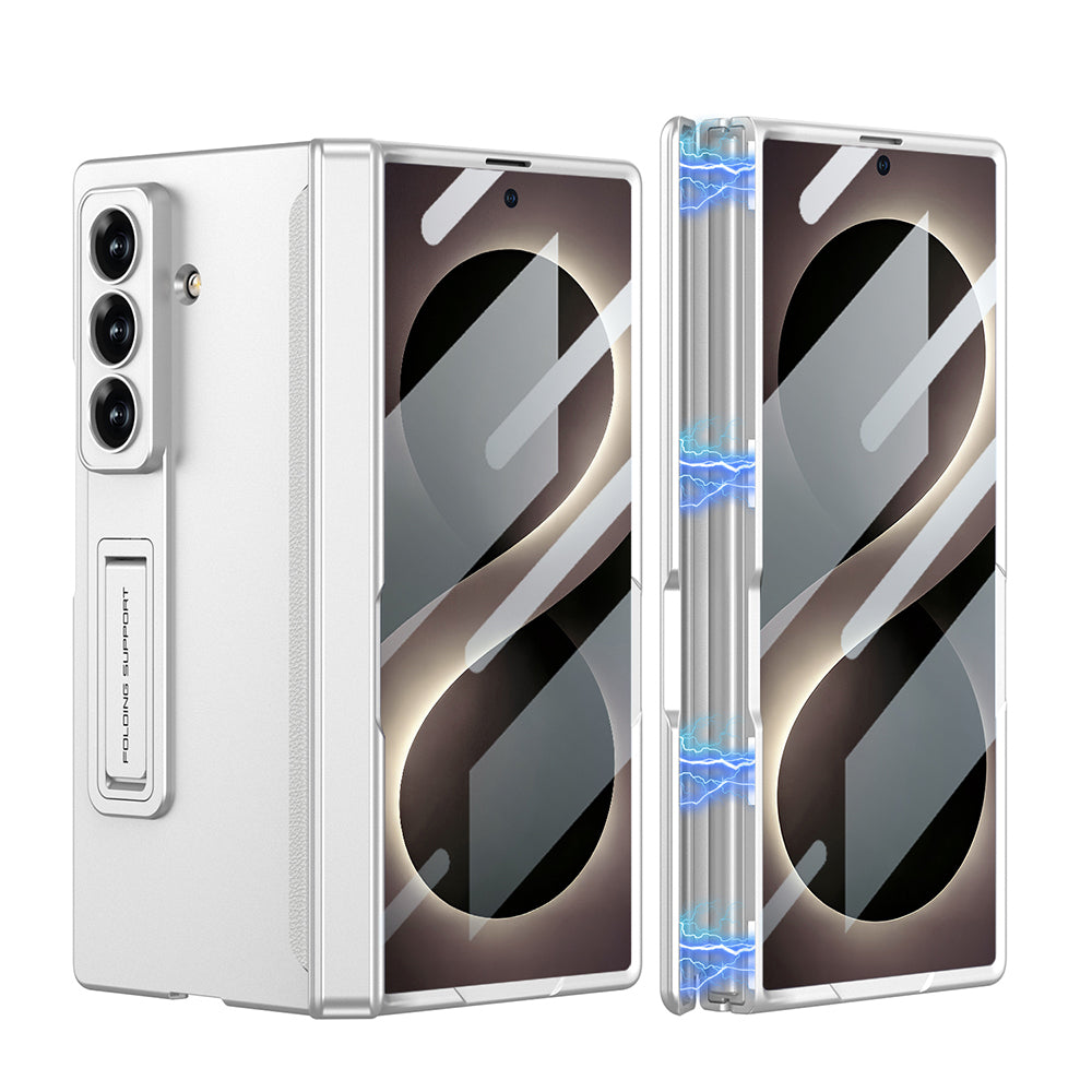Galaxy Z Fold 8 Ultra Kılıf Zore M-Magnet Kılıf Gümüş