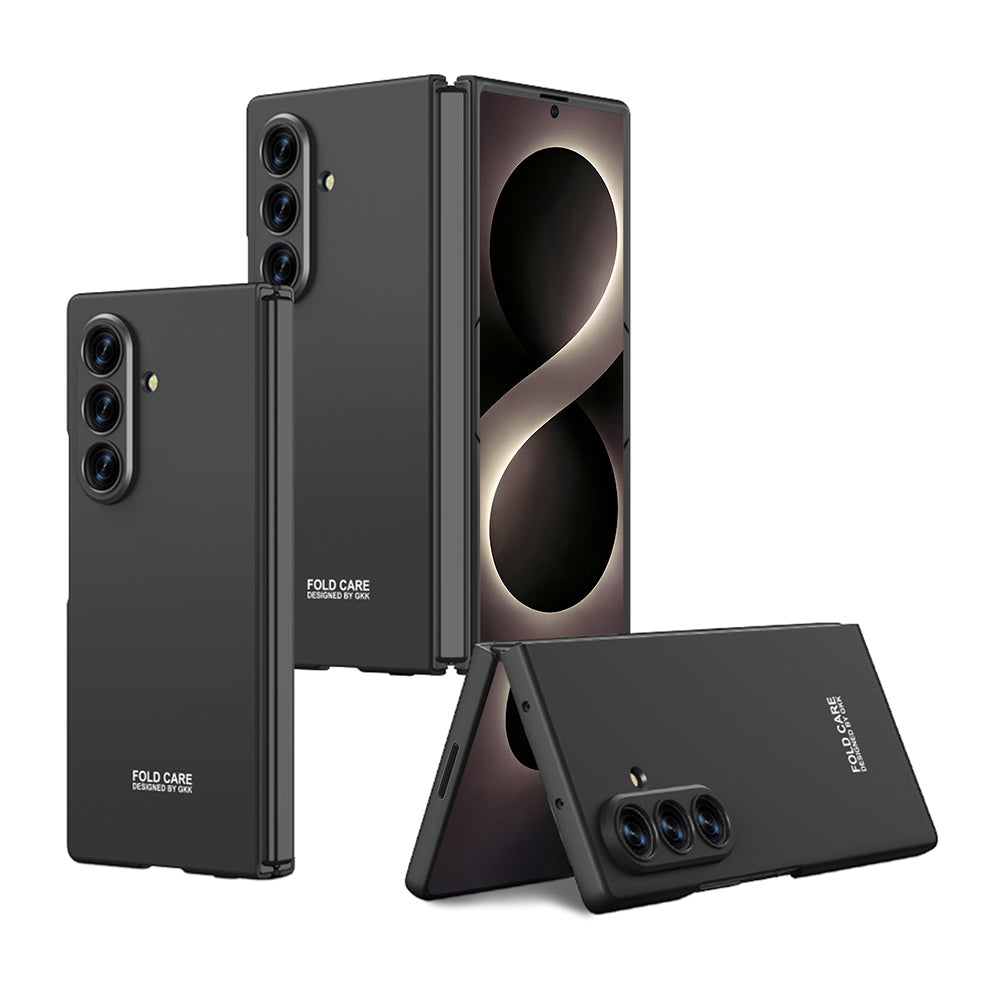 Galaxy Z Fold 8 Ultra Kılıf Zore Sert Kıpta Kapak Siyah