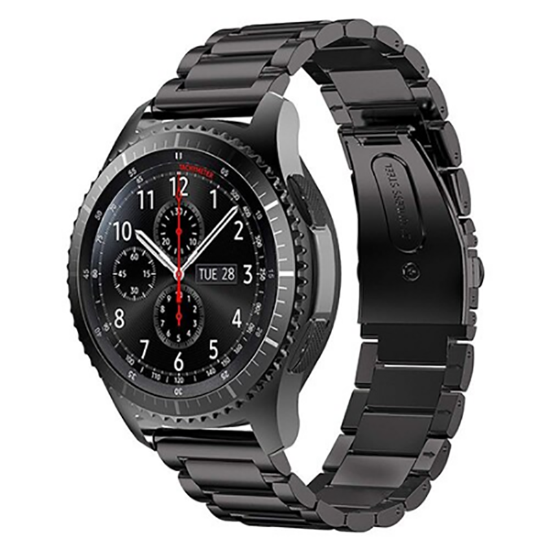 Gear S2 (20mm) KRD-04 Metal Kordon Siyah