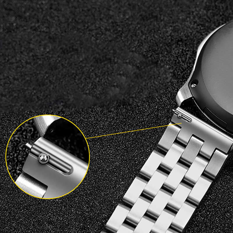 Gear S2 (20mm) KRD-20 Metal Kordon Gümüş