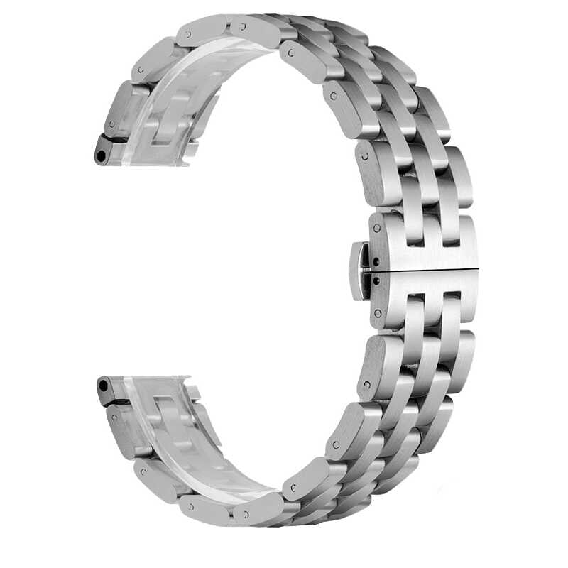 Gear S2 (20mm) KRD-20 Metal Kordon Gümüş