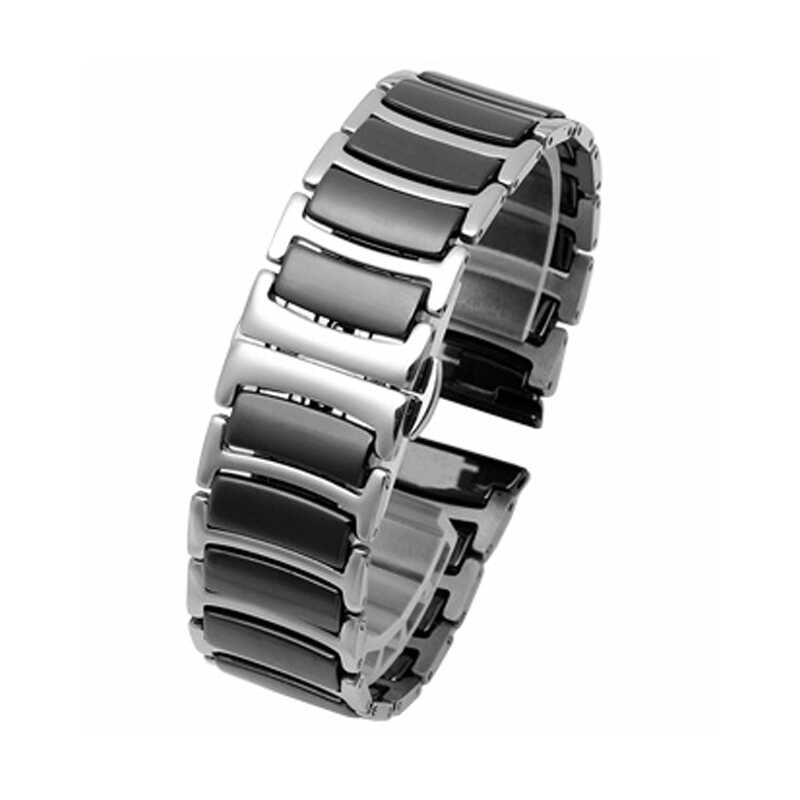 Gear S2 (20mm) Seramik Metal Kordon Beyaz-Gold