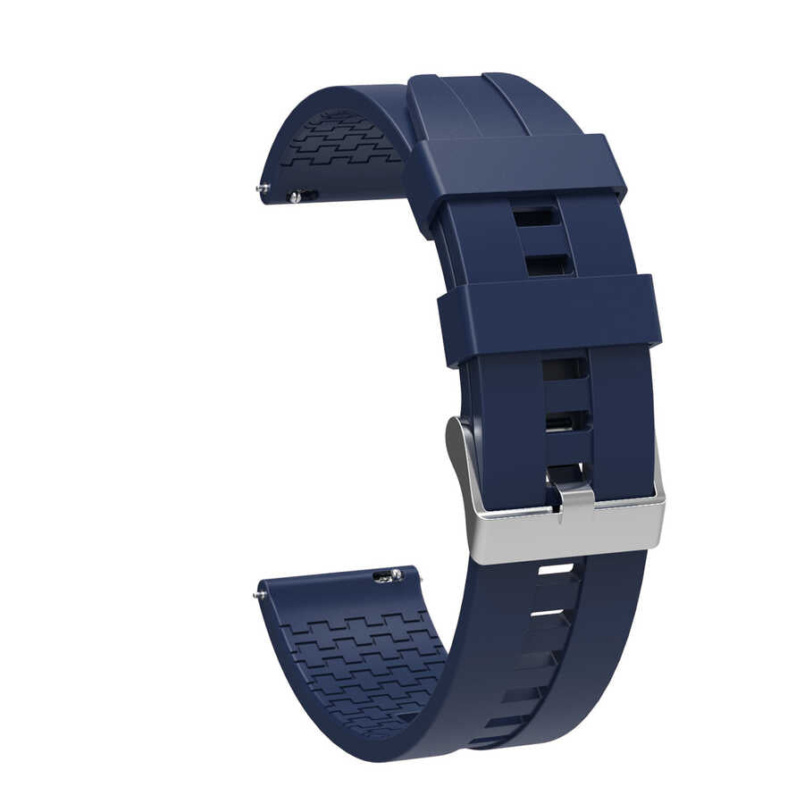 Gear S2 KRD-23 20mm Silikon Kordon Lacivert