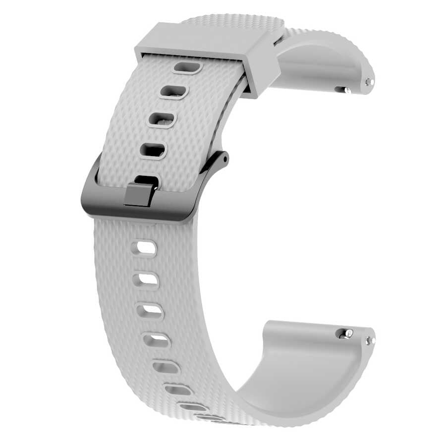 Gear S2 KRD-46 20mm Silikon Kordon Gri