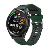 Gear S2 KRD-55 Silikon Kordon Yeşil-Siyah