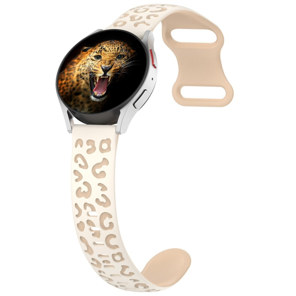 Samsung Gear S2 KRD-140 20mm Silikon Strap Kordon Starlight-Bej