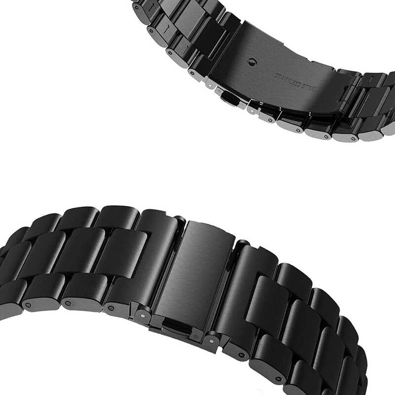 Gear S3 (22mm) KRD-04 Metal Kordon Gümüş