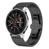 Gear S3 (22mm) KRD-16 Metal Kordon Siyah