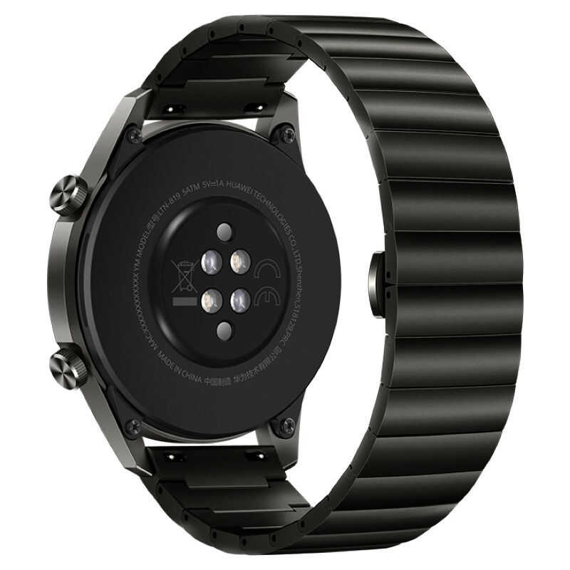 Gear S3 (22mm) KRD-16 Metal Kordon Siyah