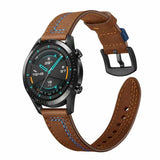Gear S3 (22mm) KRD-19 Deri Kordon Yeşil