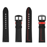 Gear S3 (22mm) KRD-19 Deri Kordon Yeşil