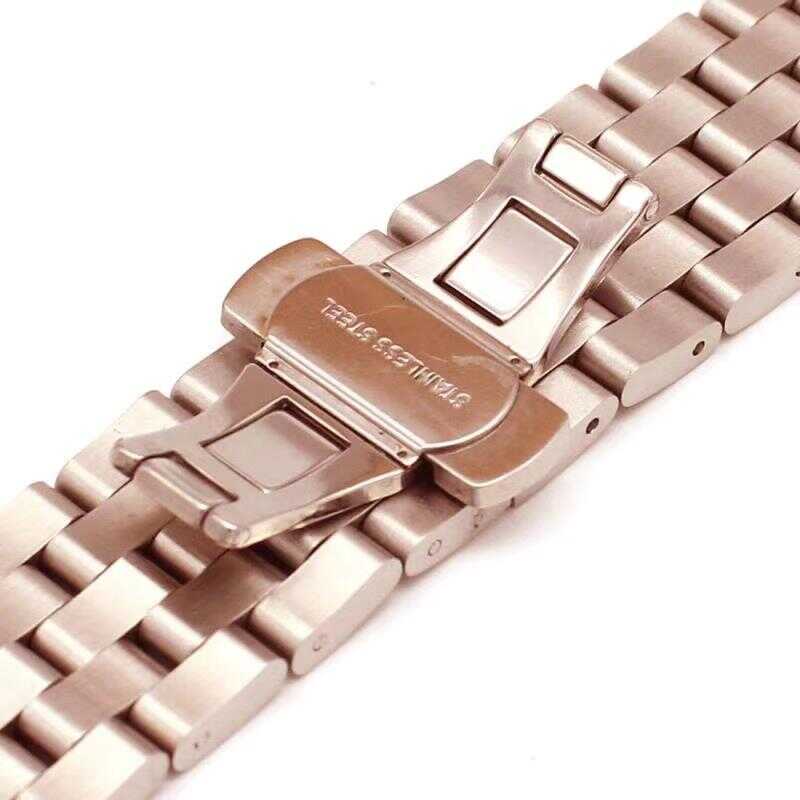 Gear S3 (22mm) KRD-20 Metal Kordon Gümüş
