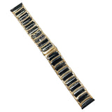 Gear S3 (22mm) Seramik Metal Kordon Siyah-Gold
