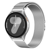 Gear S3 22mm Zore KRD-25 Metal Hasır Kordon Gümüş
