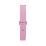 Gear S3 Band Serisi 22mm Klasik Kordon Silikon Strap Kayış Pembe