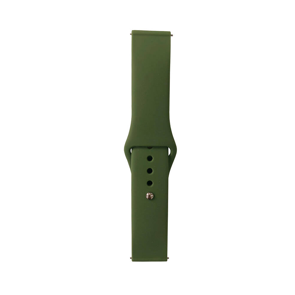 Gear S3 Band Serisi 22mm Klasik Kordon Silikon Strap Kayış Tarmac