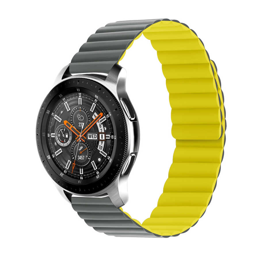 Gear S3 KRD-52 Kordon Gri-Turuncu