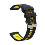 Gear S3 KRD-55 Silikon Kordon Yeşil-Siyah