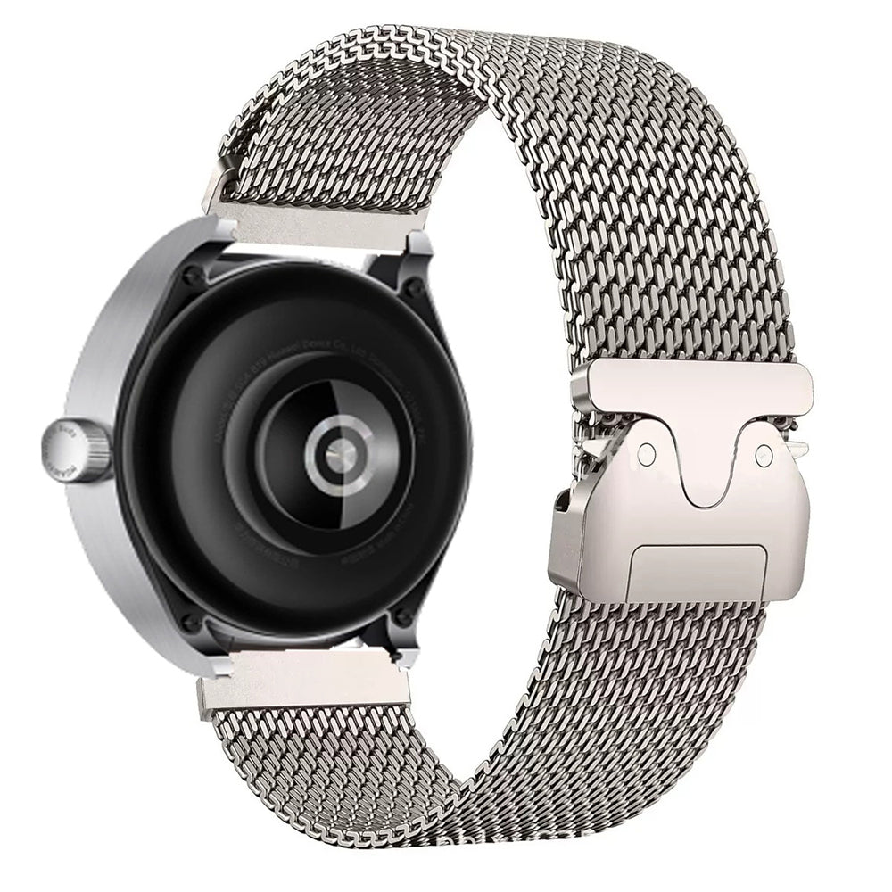 Gear S3 Zore KRD-100 22mm Titanyum Hasır Kordon Titanyum