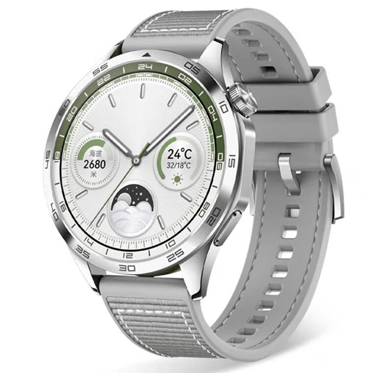 Gear S3 Zore KRD-102 22mm Silikon Kordon Siyah