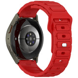 Gear S3 Zore KRD-132 22mm Silikon Kordon Strap Kayış Kırmızı