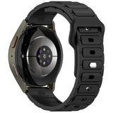 Gear S3 Zore KRD-132 22mm Silikon Kordon Strap Kayış Siyah