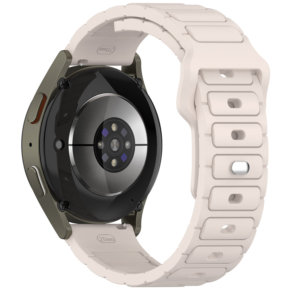 Gear S3 Zore KRD-132 22mm Silikon Kordon Strap Kayış Starlight