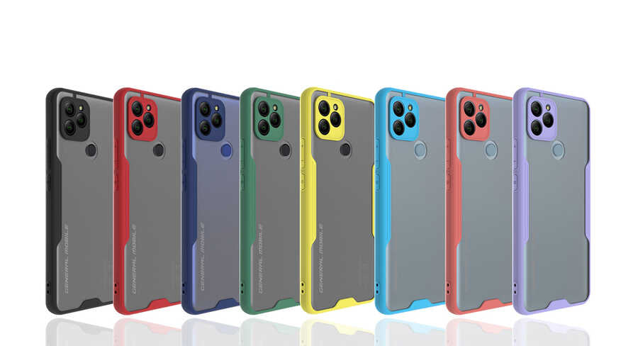 General Mobile 21 Kılıf Zore Parfe Kapak Pembe