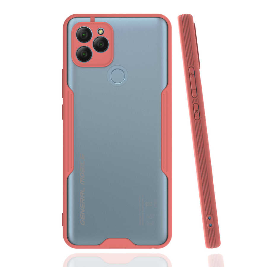 General Mobile 21 Kılıf Zore Parfe Kapak Pembe