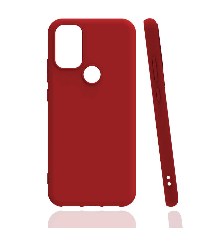 General Mobile 21 Plus Kılıf Zore Biye Silikon Kırmızı