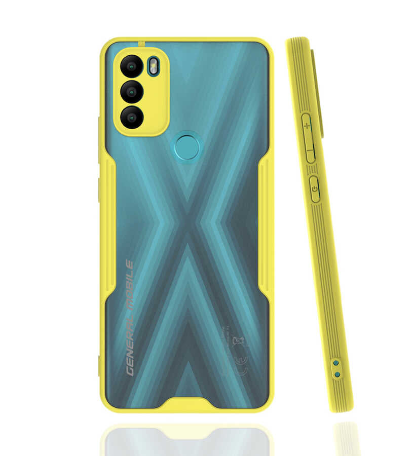 General Mobile 21 Plus Kılıf Zore Parfe Kapak Siyah