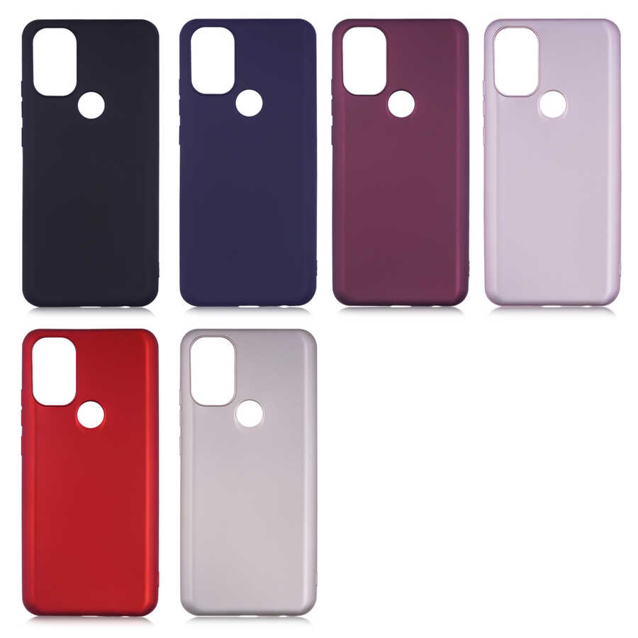 General Mobile 21 Plus Kılıf Zore Premier Silikon Kapak Mürdüm
