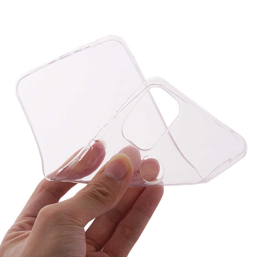 General Mobile 21 Plus Kılıf Zore Süper Silikon Kapak Renksiz