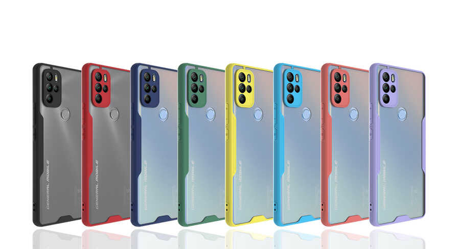 General Mobile 21 Pro Kılıf Zore Parfe Kapak Lacivert