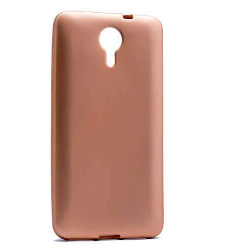 General Mobile 4G Android One Kılıf Zore Premier Silikon Kapak Gold